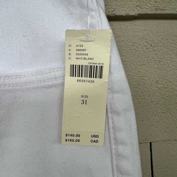 Pilcro The Icon Flare white denim jeans size 31 - Picture 7 of 11